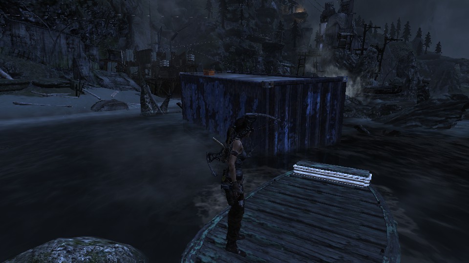 海滩上的这个红色储物箱,利用小船就能获得