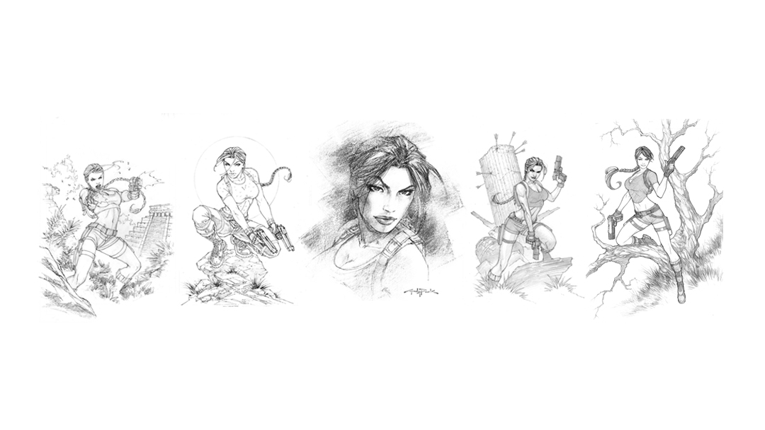 Tomb Raider Comics Andy Park Sketch Google Plus Banner.jpg