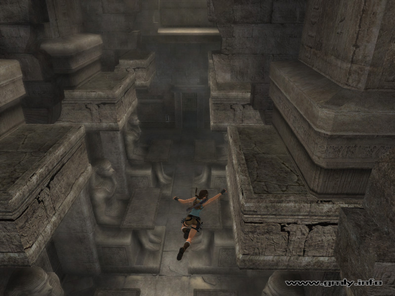 快速跳到第一个石块上