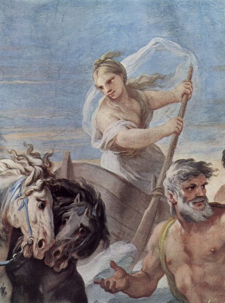 意大利画家卢卡·焦尔达诺笔下的彩虹女神